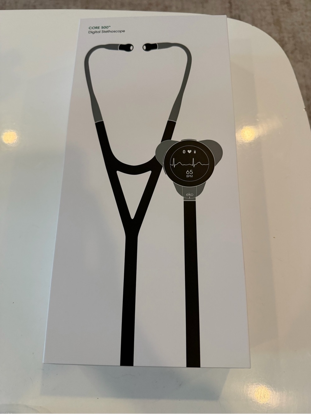 Eko CORE 500+ Digital Stethoscope - Black & Gray